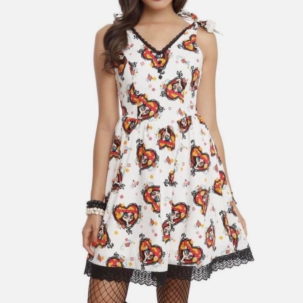 Hot Topic Book of Life La Muerte Dress - Picture 7 of 8
